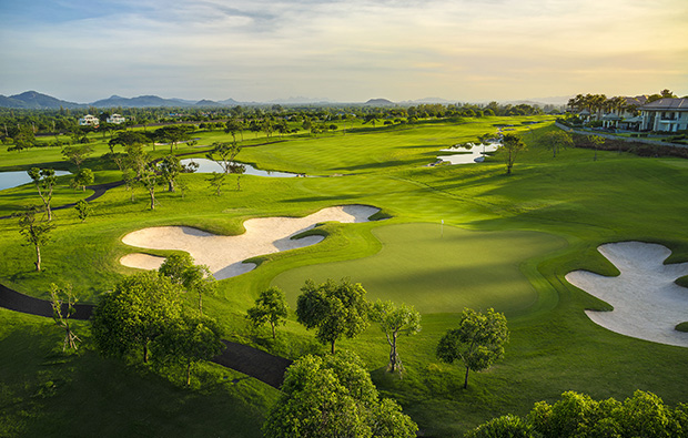 10th hole at Black Mountain Golf Club in Hua Hin