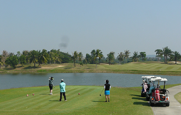 Tee Box at Majestic Creek Golf Club Hua HIn