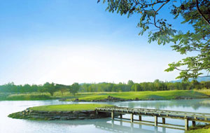 island tee box,  imperial lake view golf club, hua hin, thailand