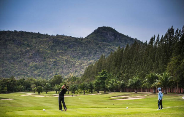 tee box Sea Pines Golf Course, hua hin, thailand